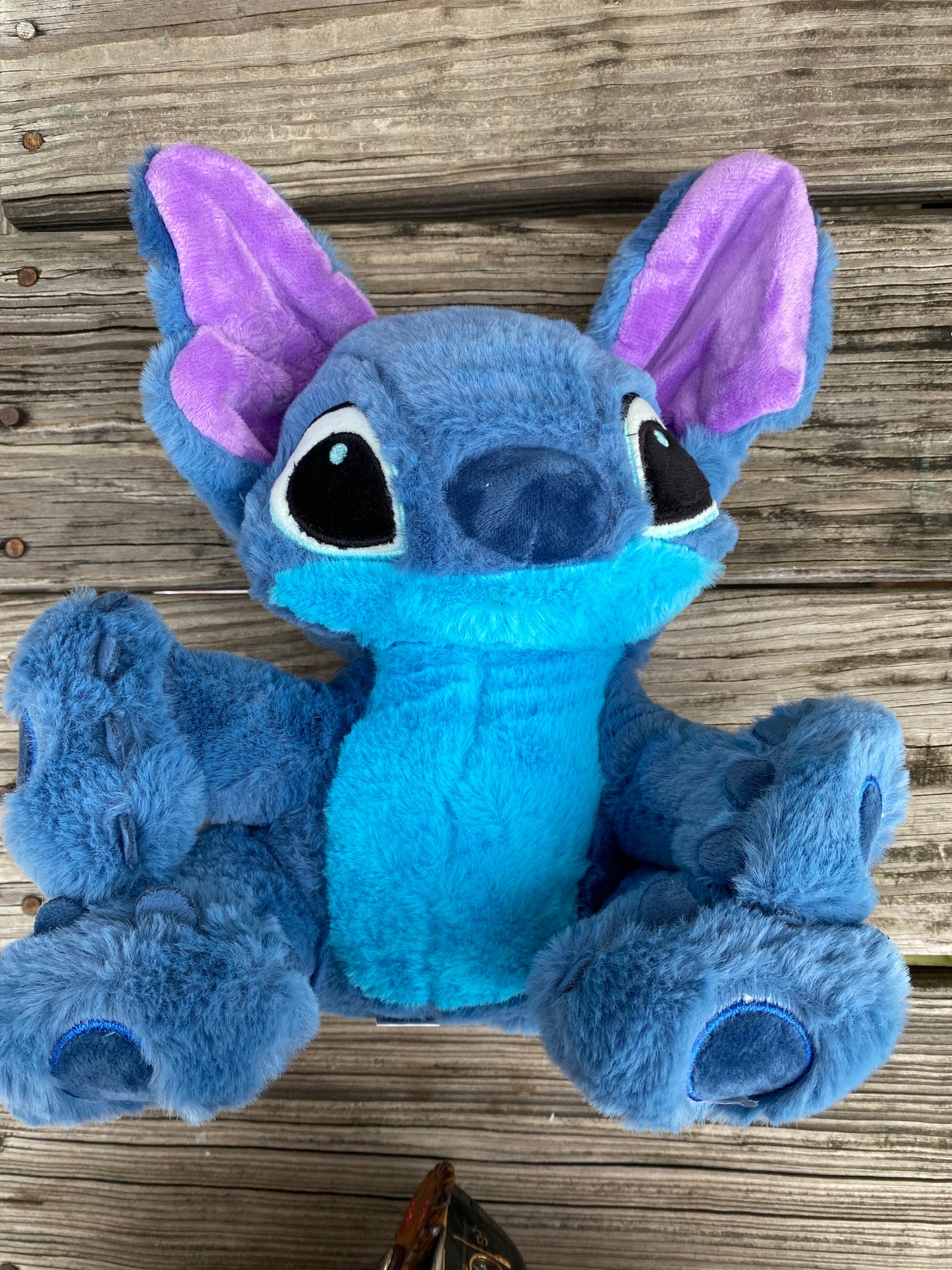 Blue soft Stitch plush