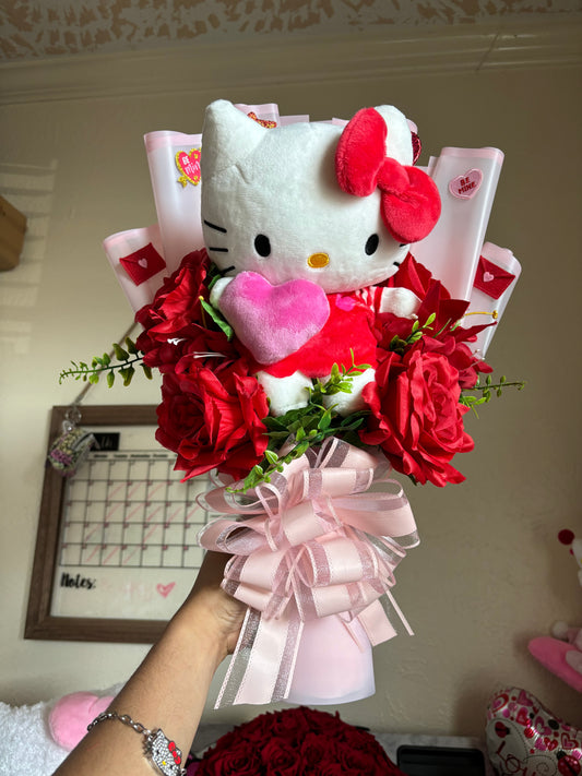 Valentines hello Kitty Plushyquet❤️ 1 available