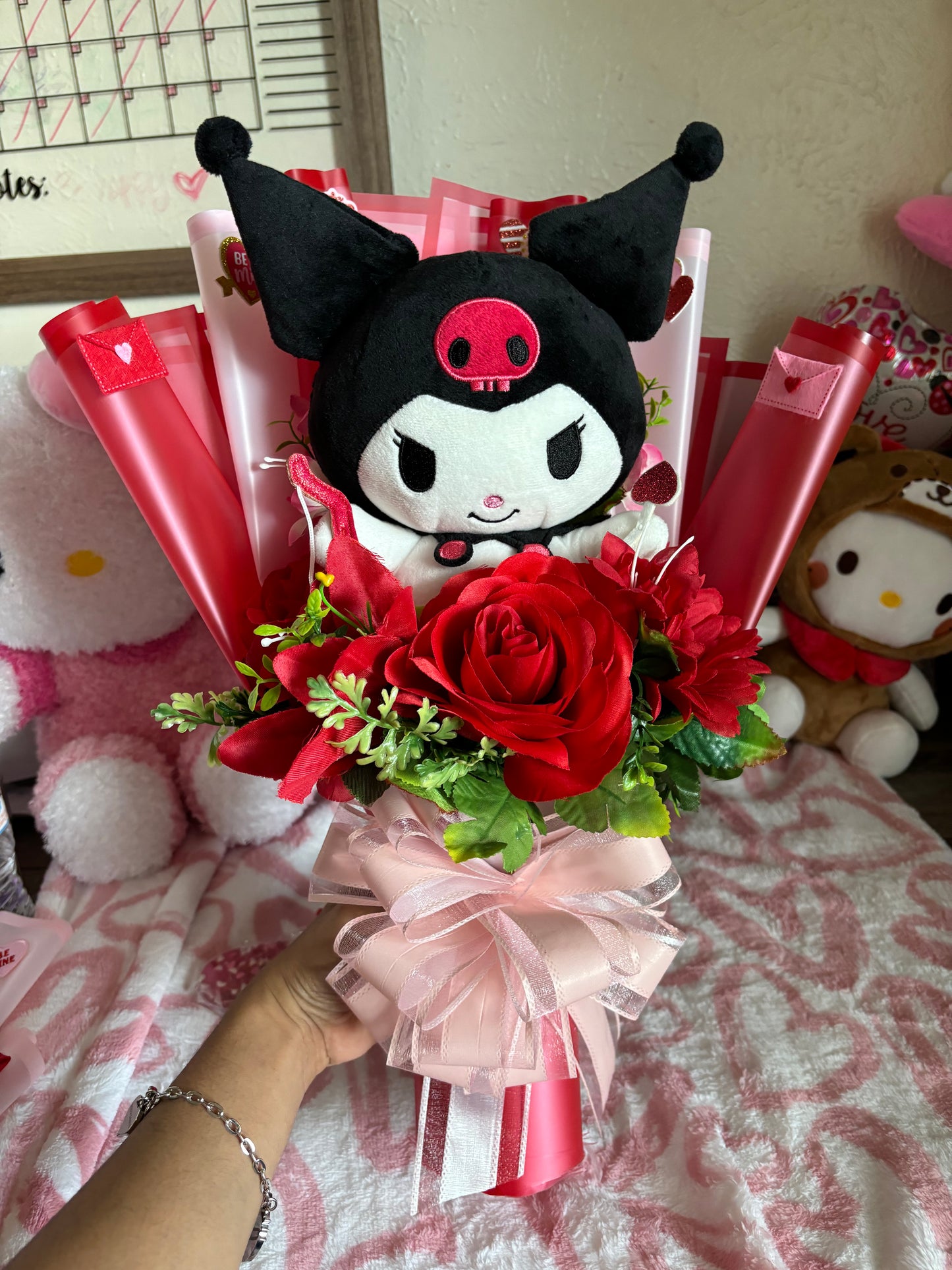 Valentines kuromi with Cupid Plushyquet 💘