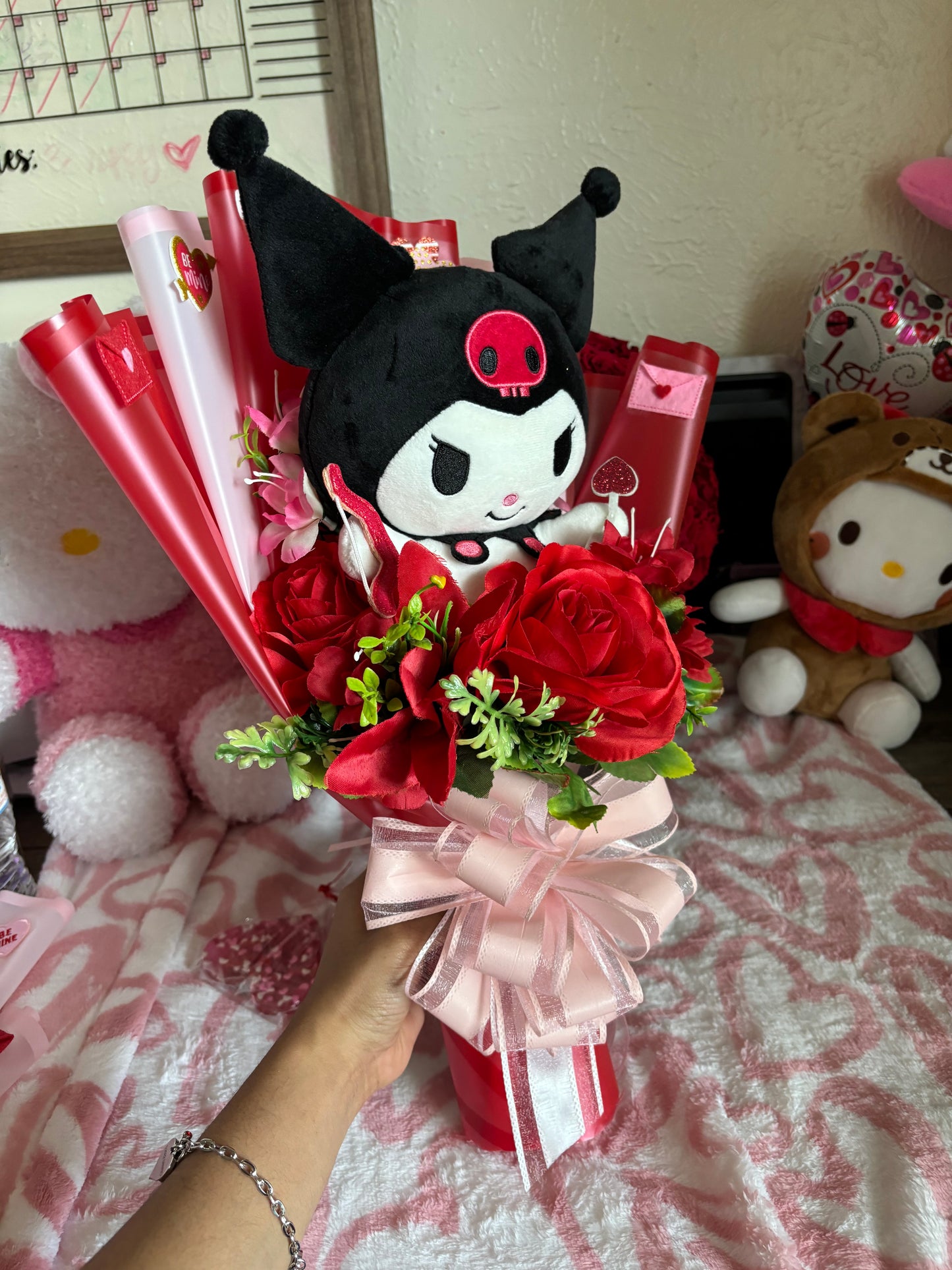 Valentines kuromi with Cupid Plushyquet 💘