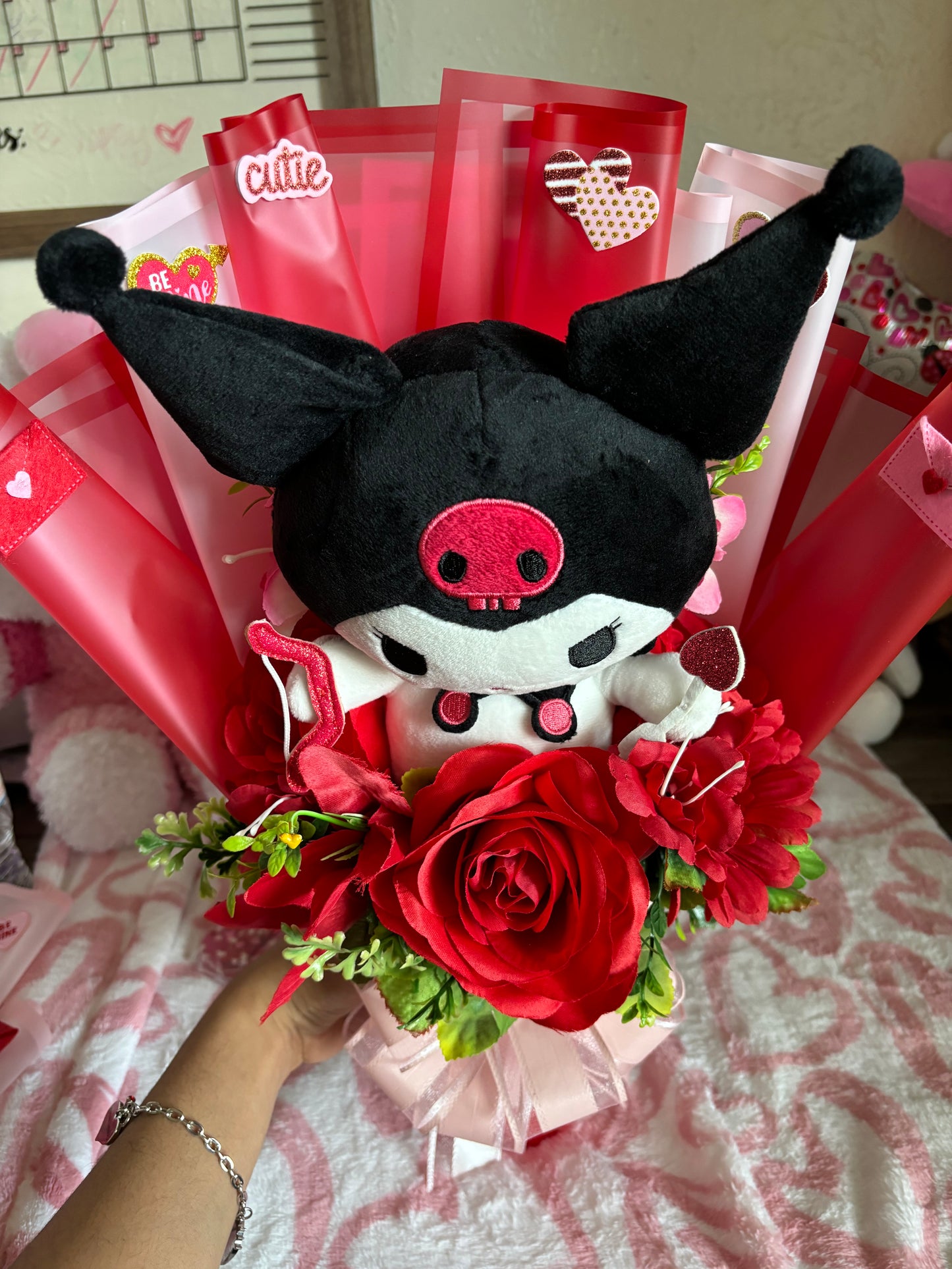 Valentines kuromi with Cupid Plushyquet 💘