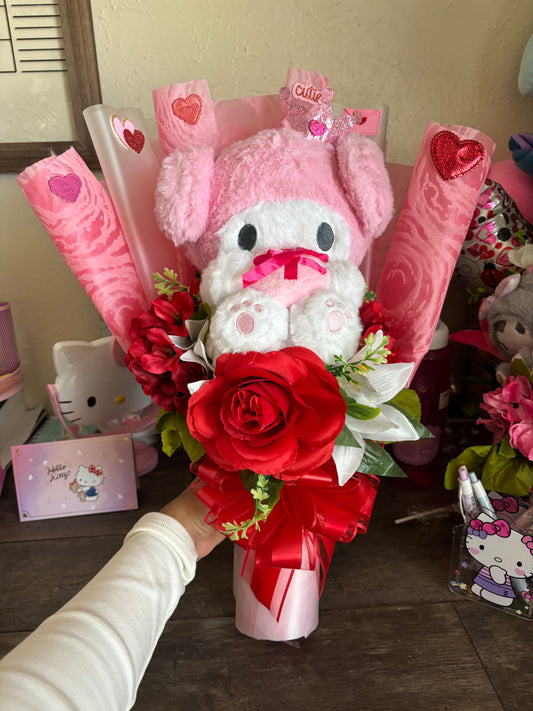 Princess My Melody Valentines plushy bouquet💘