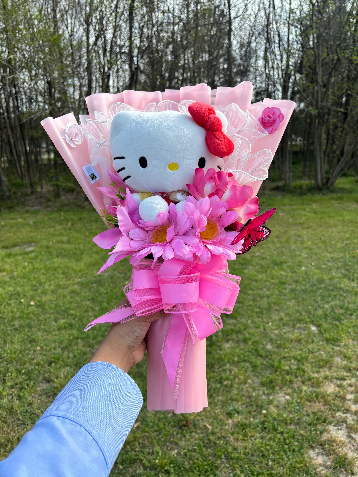 Spring Hello Kitty🌷✨🫧 With LED light mesh