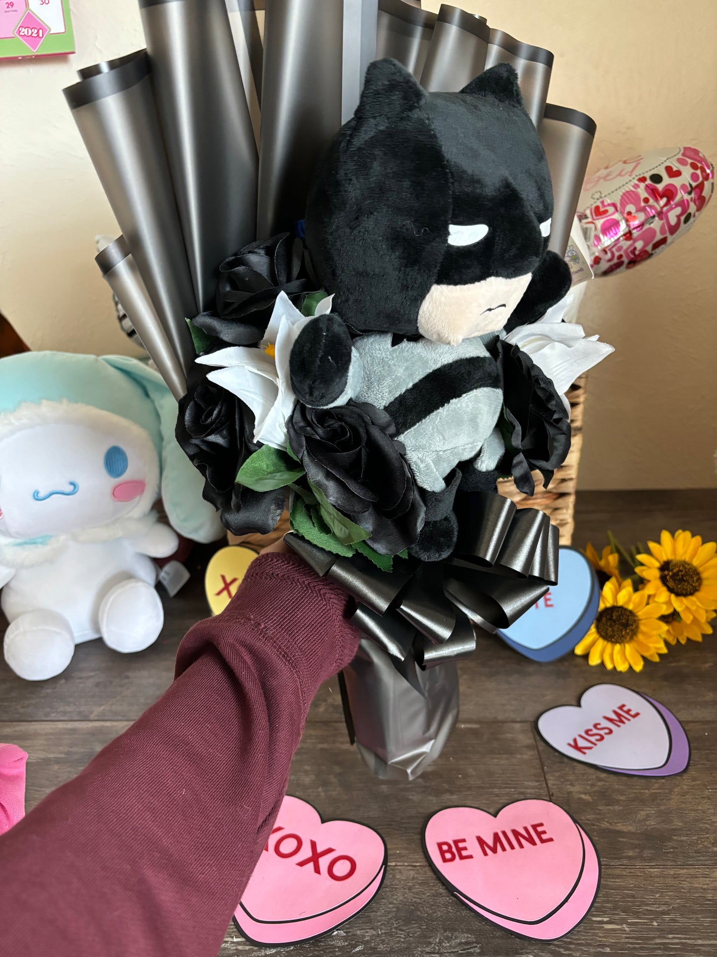 Batman bouquet for him 🖤