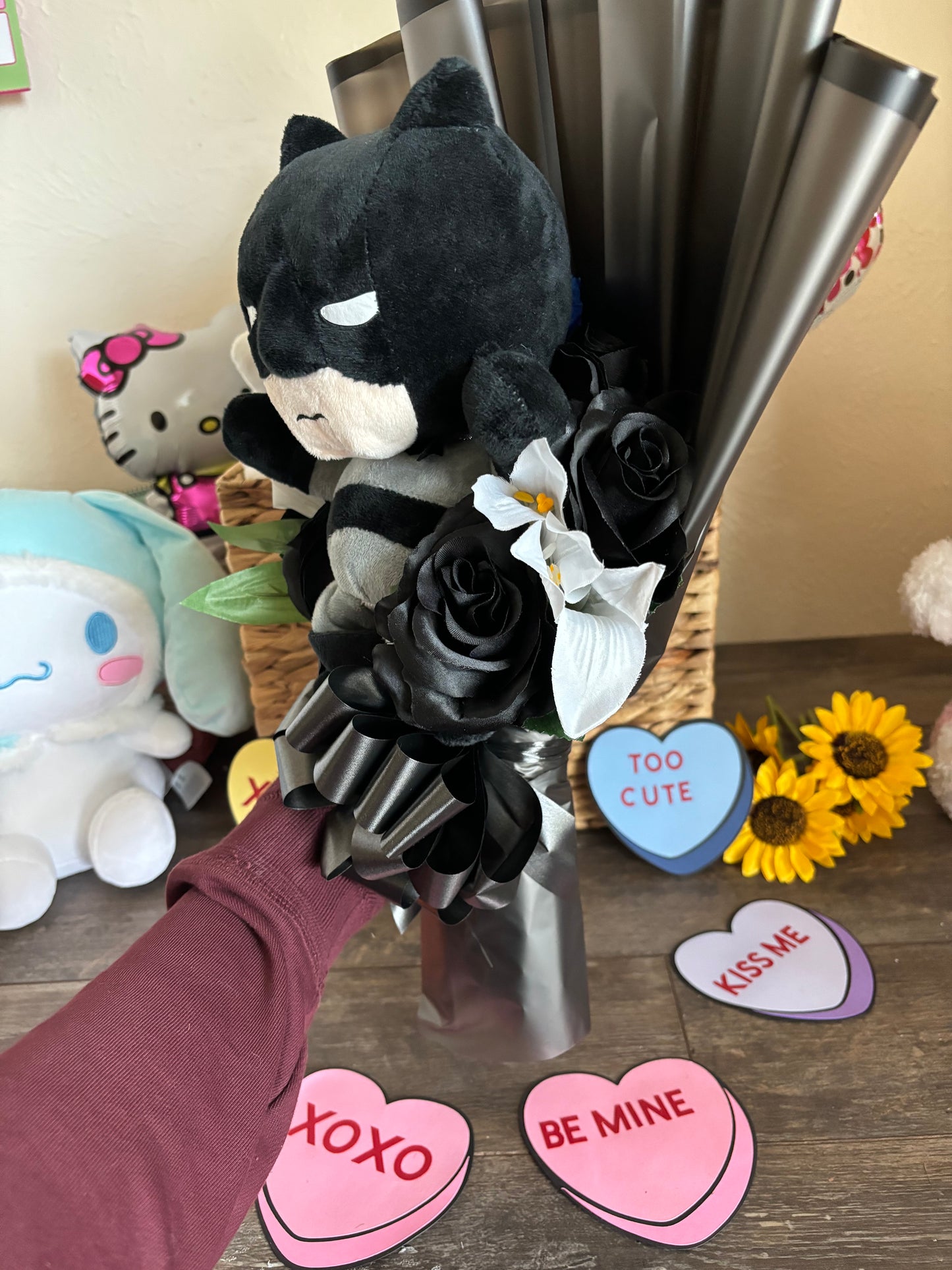 Batman bouquet for him 🖤