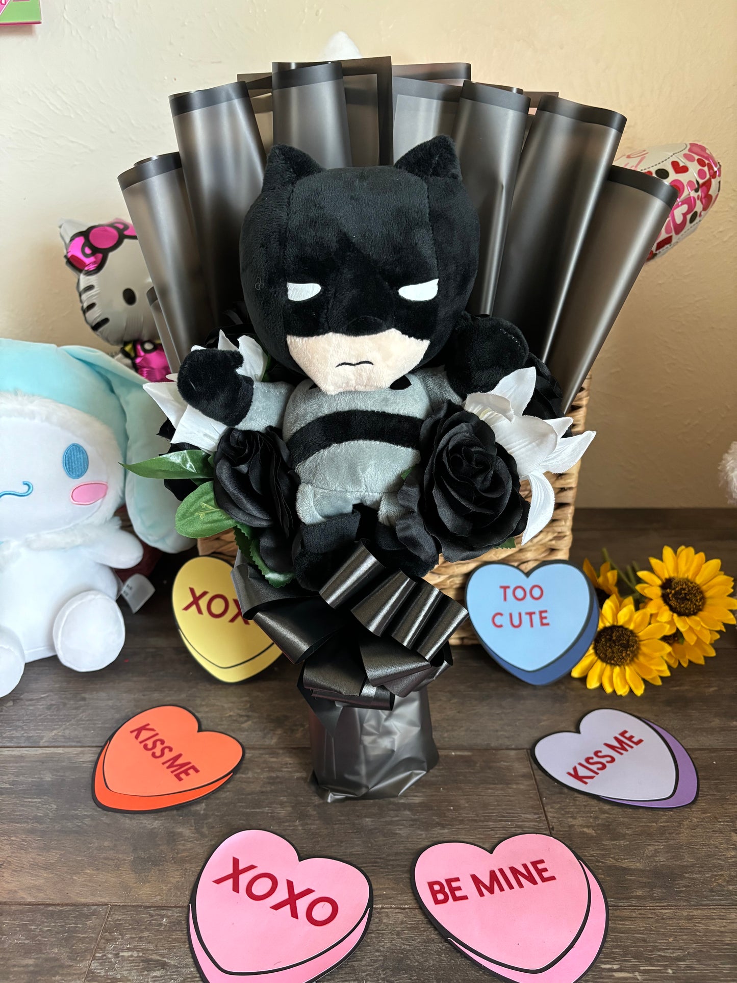 Batman bouquet for him 🖤