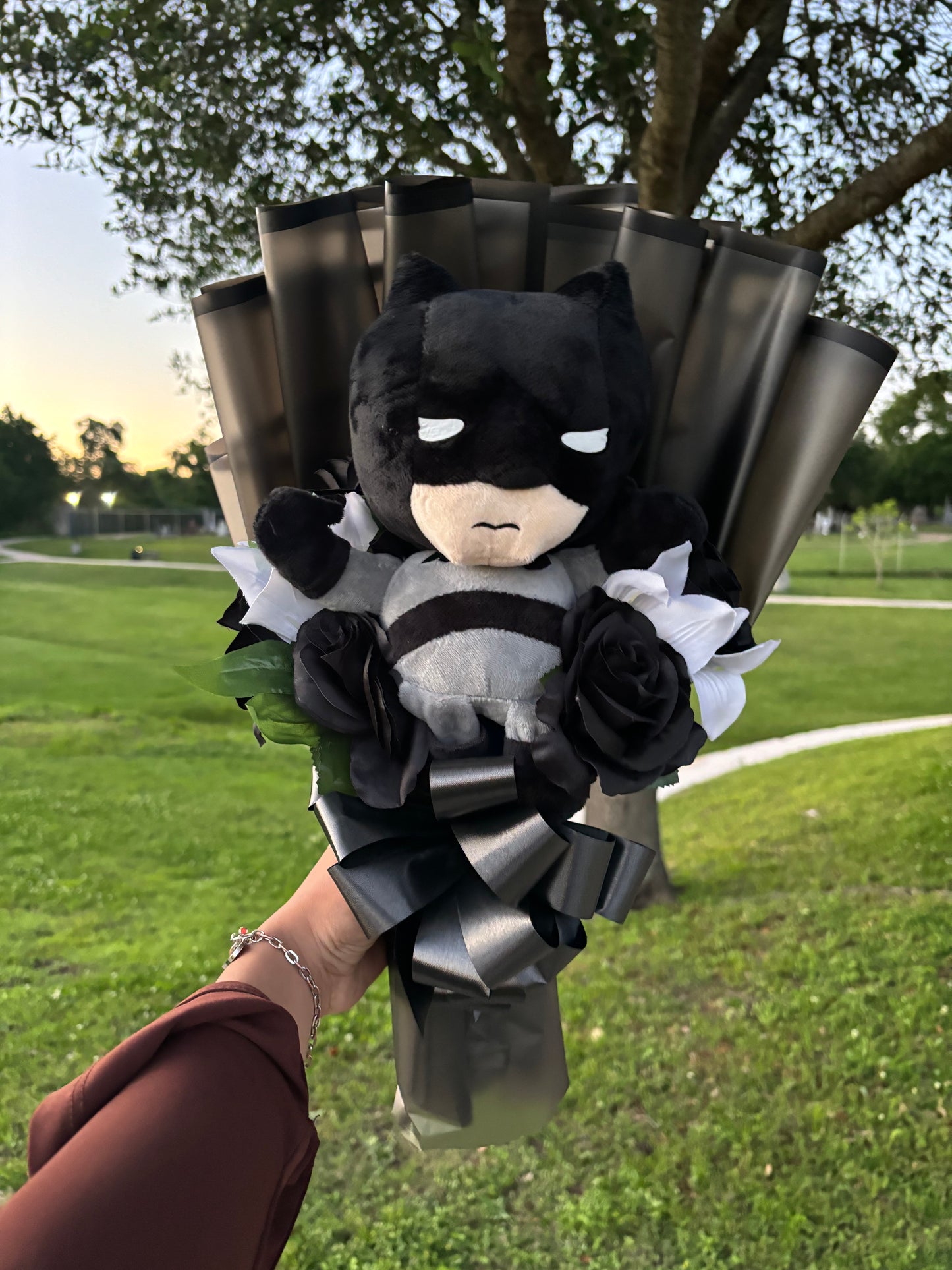 Batman bouquet for him 🖤