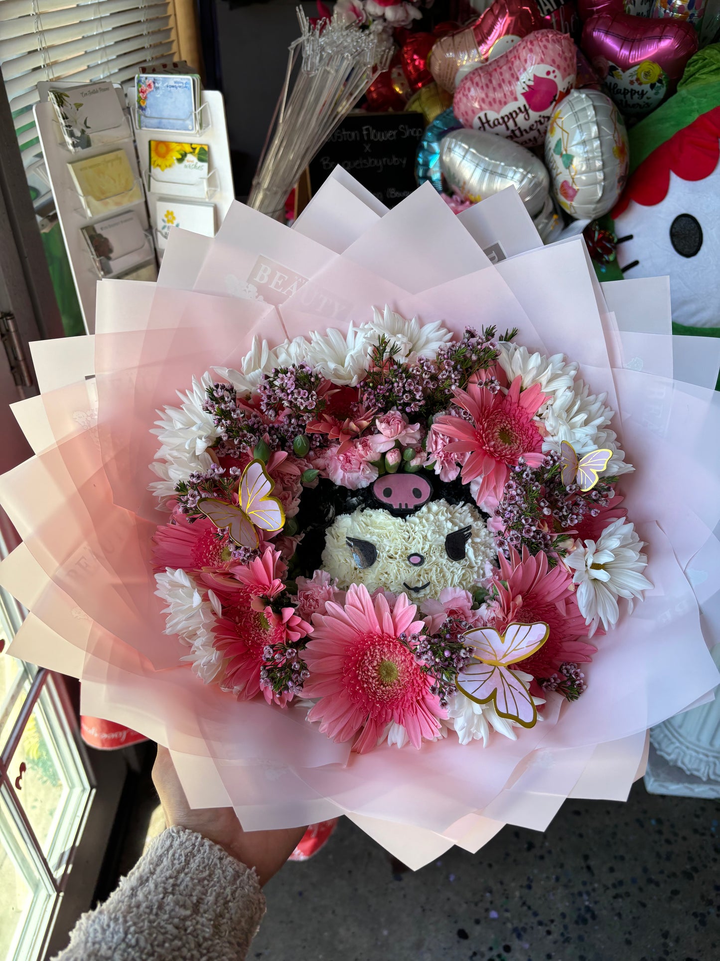 Kuromi bouquet 🖤🎀